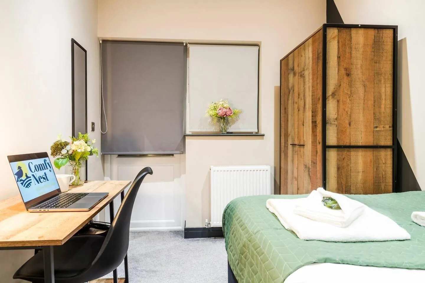 2Br Central Nottingham Flat Wi-Fi Parking Sleeps